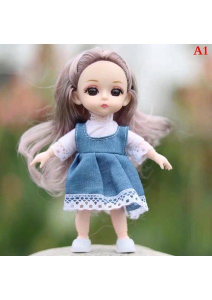 16/17CM Bebek Giysileri Elbise 13 Eklemler Günlük Rahat Aksesuarlar Kız Oyuncakları Mj (Yurt Dışından)