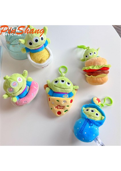 Pinshang Karikatür Uzaylı Peluş Bebek Kolye Sevimli Anime Yumuşak Dolması Peluş Aksesuarları (Yurt Dışından)