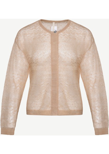 Bisiklet Yaka Uzun Kollu Hırka