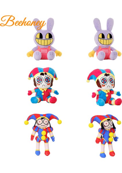 Beehoney 25CM Inanılmaz Dijital Sirk Peluş Bebek Karikatür Dolması Peluşlar Çocuklar Için Doğum Günü Yılbaşı Hediyeleri (Yurt Dışından)