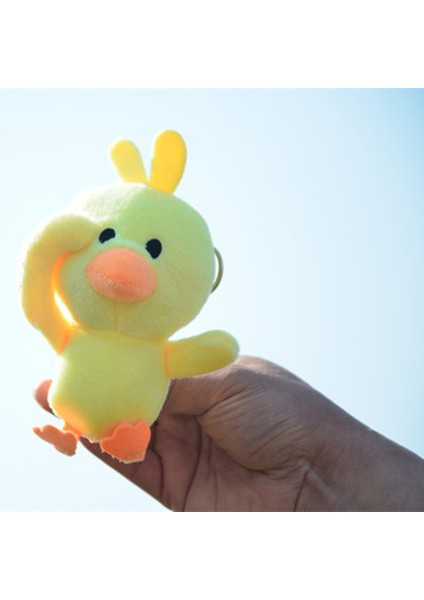 Peluş Anahtar Kolye Cilt-Afinite Akıllı Telefon Sırt Çantası Lalafanfan Küçük Sarı Ördek Kolye (Yurt Dışından) modelleri