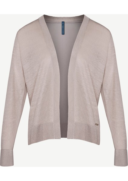 V Yaka Önü Açık Hırka