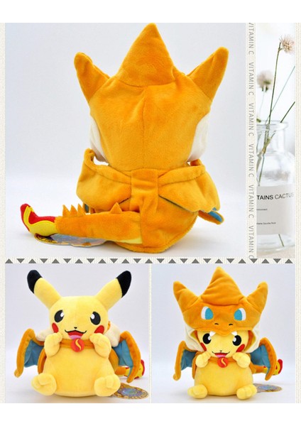 Yfashion Karikatür Pokemon Peluş Bebek Oy Çocuklar Bebekler Için Mümkünboyut Dekorasyon Stili: Sarı Kapalı Ağız (Yurt Dışından) fırsatları