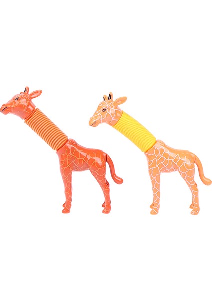 Pop Tüpleri Eğlenceli Bahar Zürafa Oyuncakları Çocuklar Için Pop Sesli Esnek ve Değişken Podazz (Yurt Dışından) fiyatları