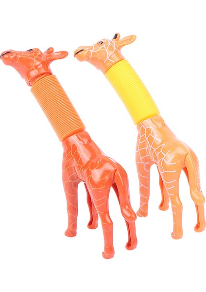 Pop Tüpleri Eğlenceli Bahar Zürafa Oyuncakları Çocuklar Için Pop Sesli Esnek ve Değişken Podazz (Yurt Dışından) fırsatları