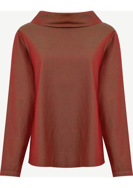 Regular Bisiklet Yaka Uzun Kol Bluz