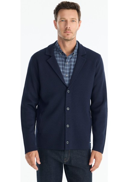 Regular Ceket Yaka Uzun Kol Hırka