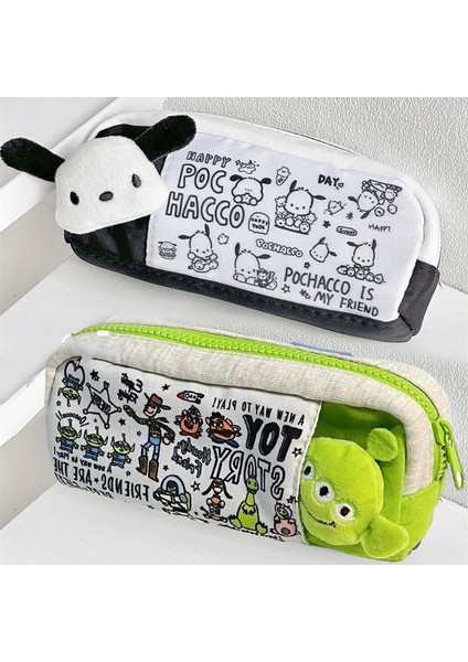 Karikatür Sevimli Sanrio Peluş Pochacco Kalem Çantası Büyük Kapasiteli Kalem Kutusu Öğrenci Kalem Kırtasiye Malzemesi Saklama Kutusu Arkadaş Için Hediye (Yurt Dışından) fiyatları