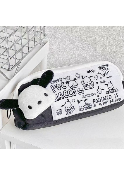 Karikatür Sevimli Sanrio Peluş Pochacco Kalem Çantası Büyük Kapasiteli Kalem Kutusu Öğrenci Kalem Kırtasiye Malzemesi Saklama Kutusu Arkadaş Için Hediye (Yurt Dışından) modelleri