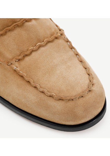 Saraç Detaylı Deri Loafer