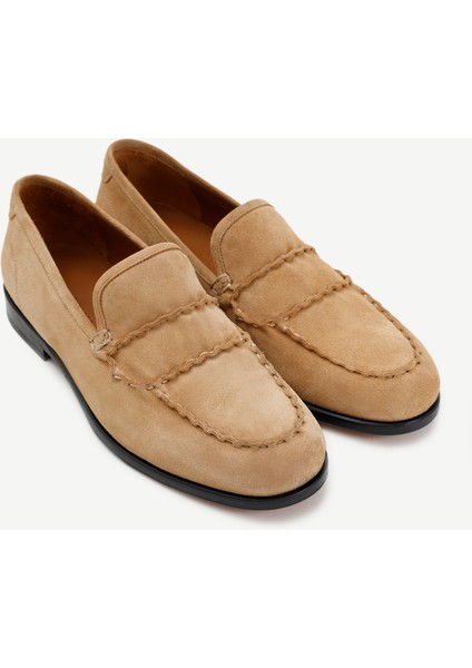 Saraç Detaylı Deri Loafer