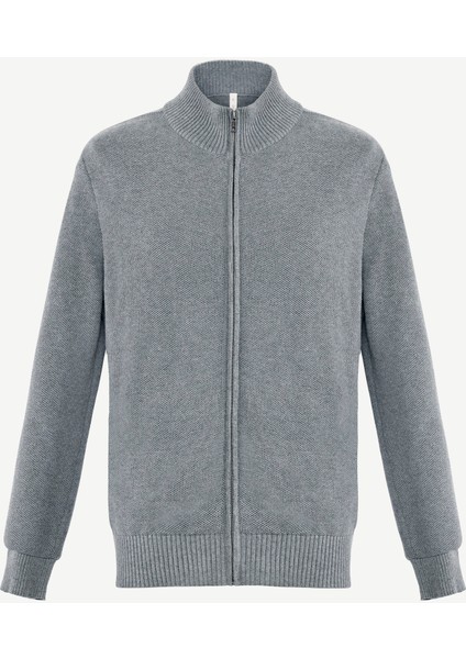 Regular Dik Yaka Uzun Kol Kazak