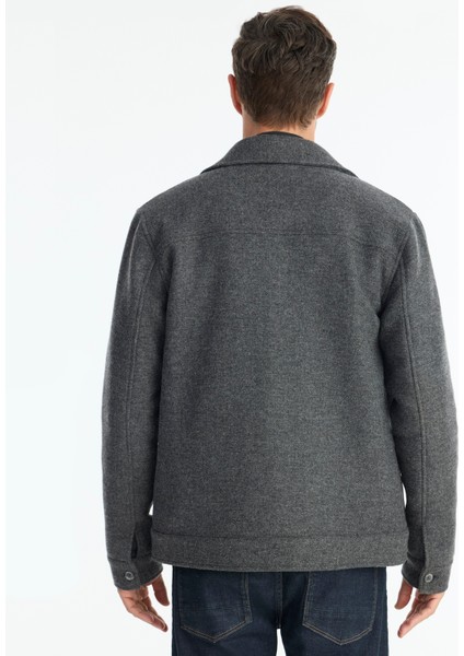 Regular Gömlek Yaka Uzun Kol Ceket