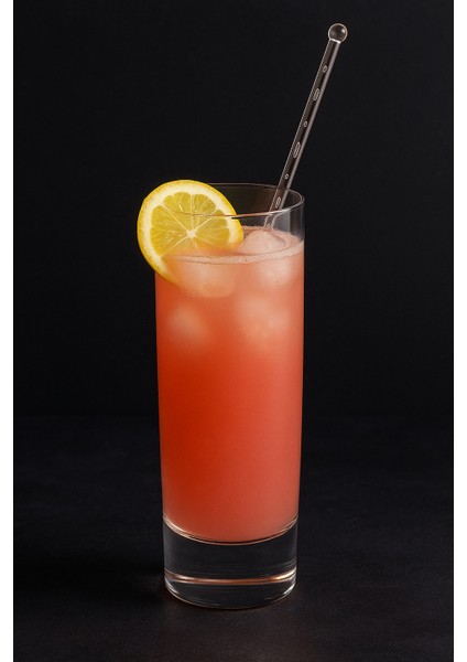 Kokteyl karıştırıcı şeffaf 100 adet/paket