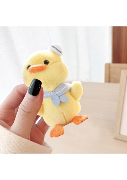 Peluş Anahtarlık Güzel Ifade Ördek Bebek Anahtarlık Çanta Aksesuarları (Yurt Dışından) indirimleri