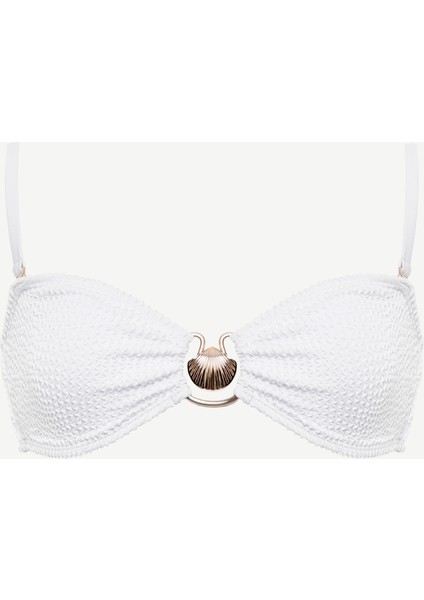 Yaka Detaylı Bikini Üst