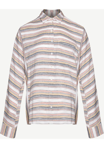 Rahat Kesim Uzun Kollu Cepli Gömlek