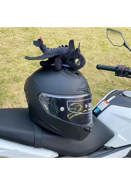 Araba Asseries Karikatür Araba Çatı Dış Dekorasyon Dişsiz Süsler Sert Şapka Kask Sevimli Vantuz Peluş Bebek Aksesuarları (Yurt Dışından)