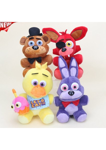 Nyt Beş Gece Fnaf Peluş Bebek Freddy Chica Bonnie Dolması Peluş Oyuncaklar Çocuk Çocuk Çocuk (Yurt Dışından) modelleri
