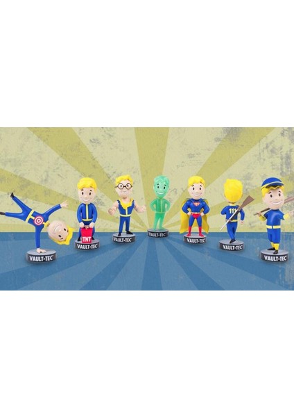 Fallout Bobblehead Sevimli Vault Boy Tam Set Şekil Oyuncaklar (Yurt Dışından) indirimleri