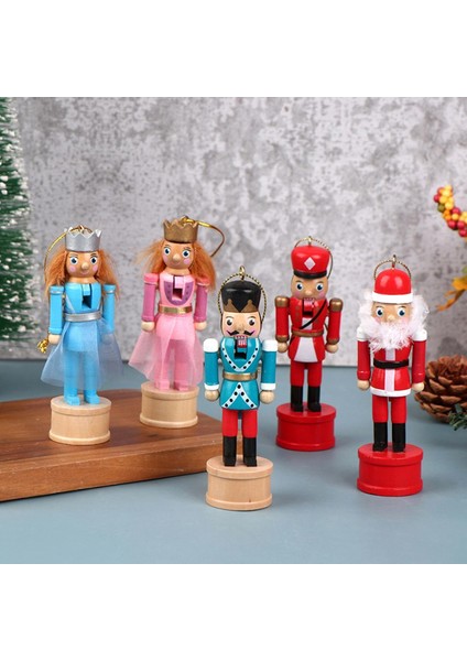 Adet 12.5 cm Fındıkkıran Kukla Asker Bebek Ev Masaüstü Süs Yılbaşı Dekoru Cologo (Yurt Dışından)