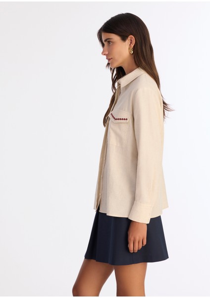 Regular Gömlek Yaka Uzun Kol Gömlek