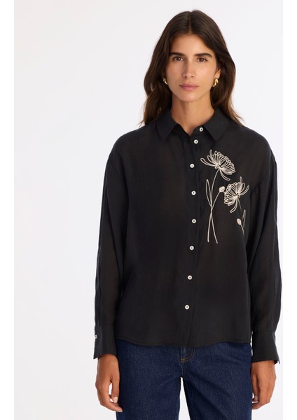 Regular Gömlek Yaka Uzun Kol Gömlek