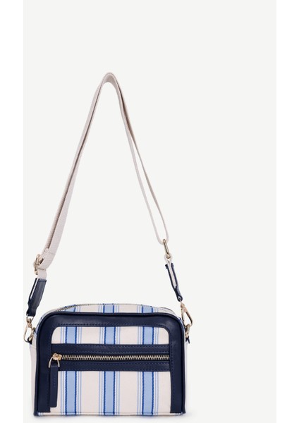 Cep Detaylı Canvas Çapraz Çanta