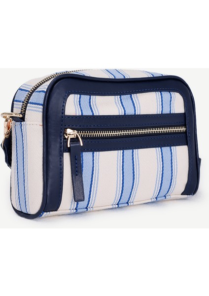 Cep Detaylı Canvas Çapraz Çanta