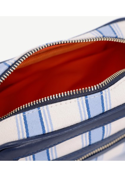 Cep Detaylı Canvas Çapraz Çanta