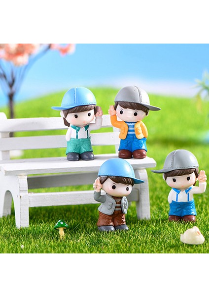 Dıy Mini Şapka Çiftler Bebek Peri Bahçe Minyatürleri Dekor Dollhouse Aksiyon Figürleri Heykelcik Mikro Manzara (Yurt Dışından) fiyatları