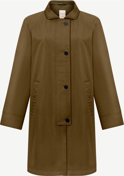 Düğme Detaylı Pardösü