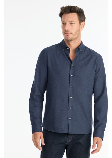 Regular Gömlek Yaka Uzun Kol Gömlek