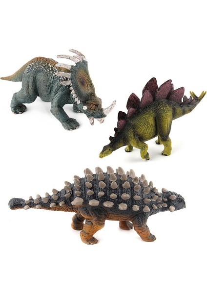 Yaban Hayatı Styracosaurus Dinozor Dünya Parkı Saichania Stegosaur Modeli Aksiyon Figürleri Çocuklar Çocuk Hediye (Yurt Dışından) indirimleri