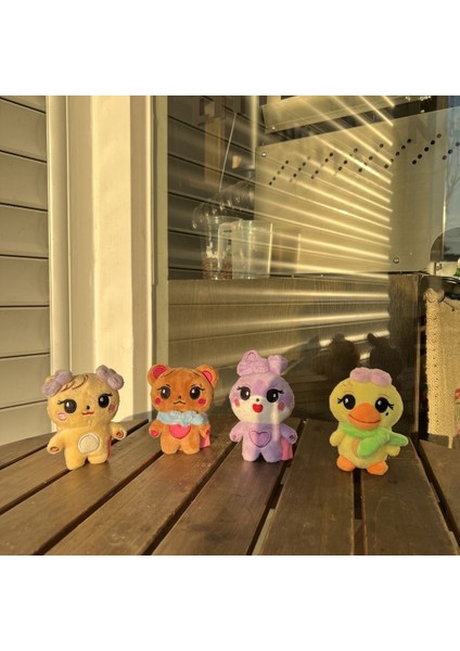 Kpop Idol Blackpink Doğan Pembe Karakter Mini Doldurulmuş Oyuncaklar Peluş Bebek (Yurt Dışından)