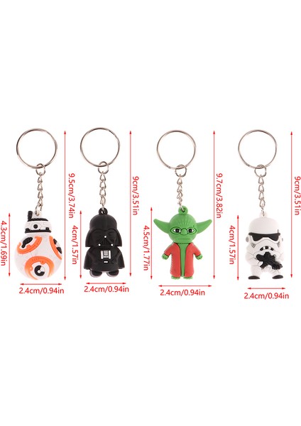 Adet Darth Vader Stormtrooper Anahtarlıklar Anime Pvc Bebek Çanta Anahtarlığı Kolye Anime Fan Koleksiyonu Hediyeler (Yurt Dışından) indirimleri