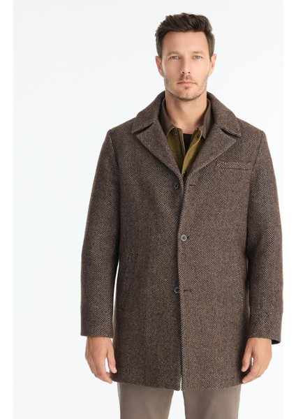 Regular Ceket Yaka Uzun Kol Palto