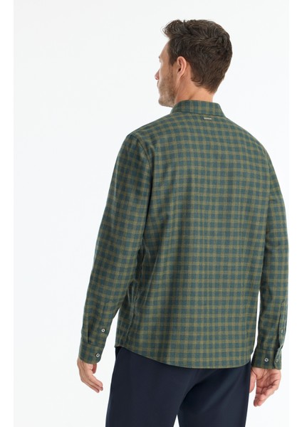 Regular Gömlek Yaka Uzun Kol Gömlek