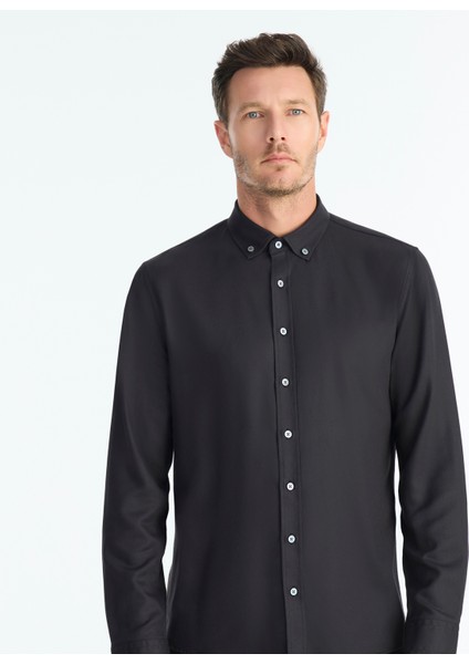 Regular Gömlek Yaka Uzun Kol Gömlek