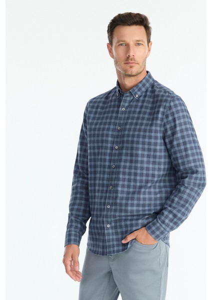 Regular Gömlek Yaka Uzun Kol Gömlek