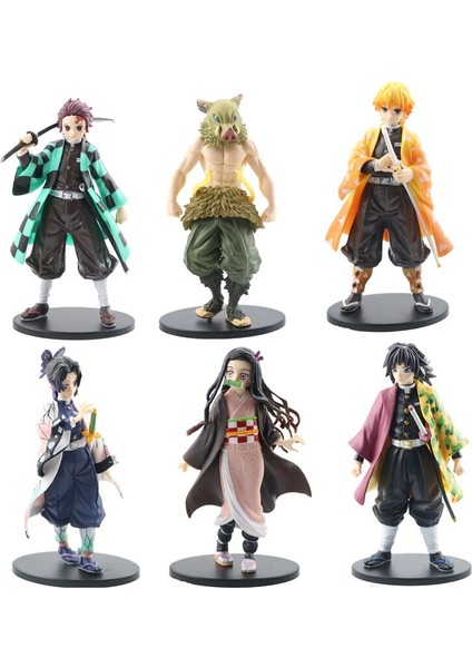 Anime Iblis Avcısı Kimetsu Hiçbir Yaiba Kanroji Mitsuri Şekil Uzui Tengen Tanjirou Nezuko Heykelcik Iblis Bıçağı Aksiyon Figürleri Oyuncaklar (Yurt Dışından) modelleri