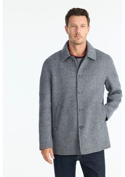 Regular Gömlek Yaka Uzun Kol Palto