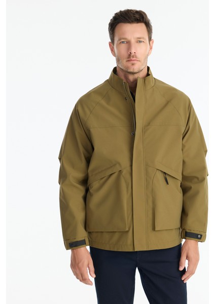 Regular Dik Yaka Uzun Kol Mont