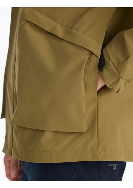 Regular Dik Yaka Uzun Kol Mont