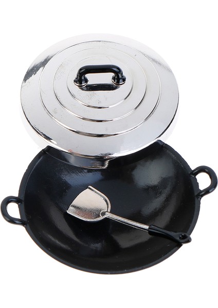 Çin Wok Mutfak Pişirme Gereçleri Aksesuarları 1/12 Ölçekli Minyatür Dollhouse Cologo (Yurt Dışından)