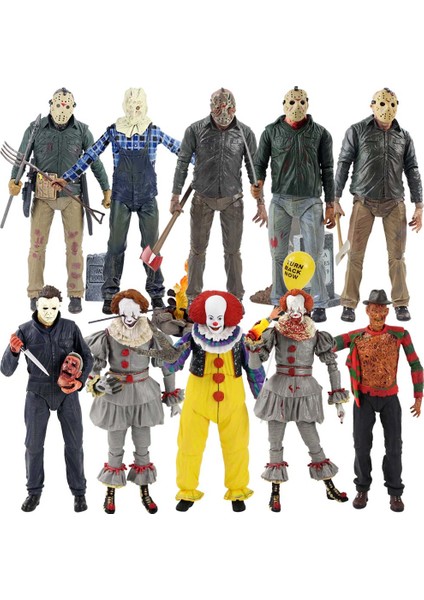 19 cm Neca Palyaço Pvc Aksiyon Şekilli Kalıp Oyuncaklar Bebek Doğum Günü Hediyeleri Çocuklar Için (Yurt Dışından) modelleri