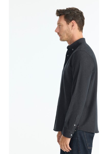 Regular Gömlek Yaka Uzun Kol Gömlek