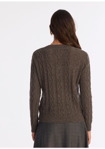 Regular Bisiklet Yaka Uzun Kol Kazak