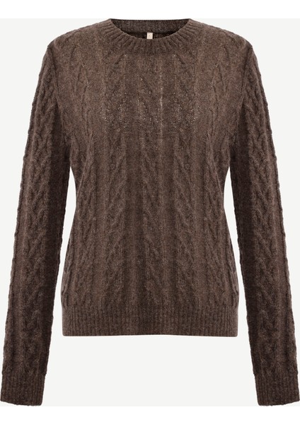 Regular Bisiklet Yaka Uzun Kol Kazak