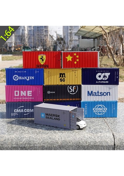 1/64 Pres Döküm Model Araba Ekran Kutusu Konteyner Araba Modeli (Yurt Dışından) modelleri